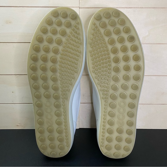 Ecco Soft 7 Sneakers White Leather Women's Size 10 Shoes EU41 - Picture 9 of 11